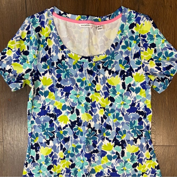 Isaac Mizrahi Blue Multicolor Dress with Pockets SZ XS - Picture 3 of 6